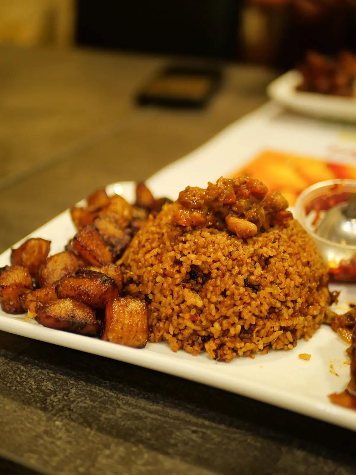 Jollof & plantain